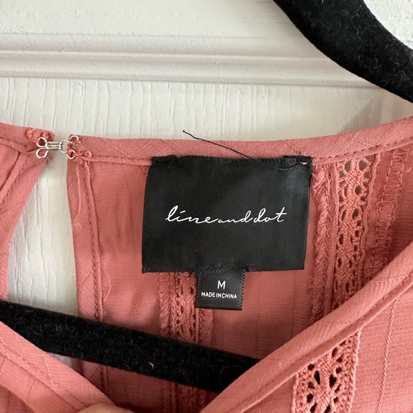 Line & Dot Mini Dress - Picture 3 of 4